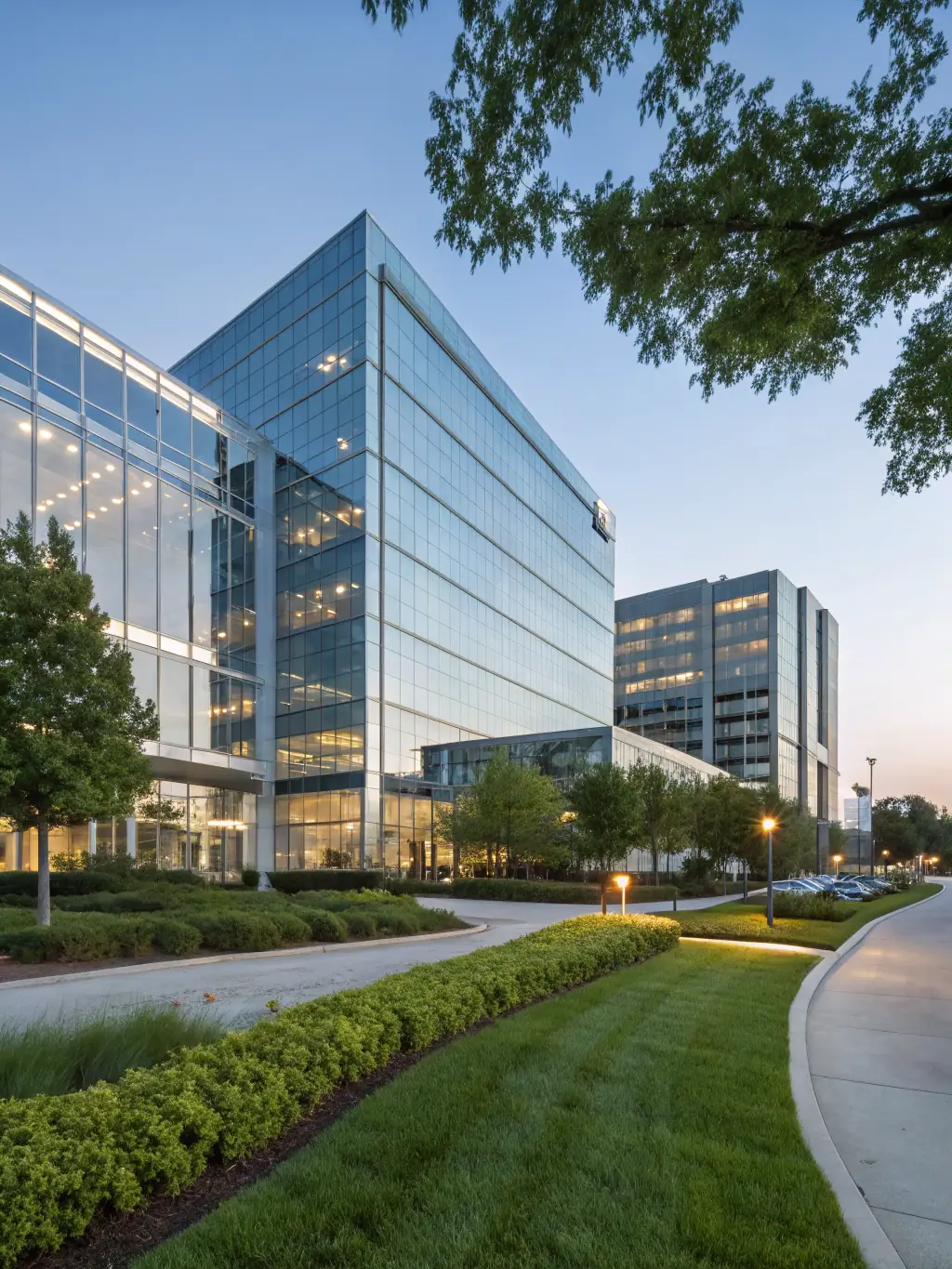 A modern architectural building representing a real estate investment project, showcasing Vanquish Capital's capabilities in real estate advisory.